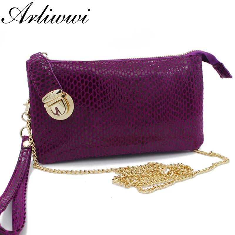 Arliwwi брендовые двухслойные вместительные блестящие женские сумки из настоящей