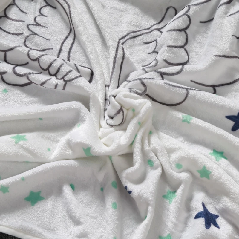 

Baby Blanket Soft Flannel Photography Monthly Photo Newborn Children Milestone Sleeping Bath Crawling Mat