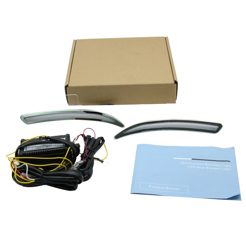 

DHBH-2Pcs for Buick Regal GS 08-13 with Yellow and Blue Three-Color Daytime Running Lights Fog Lights