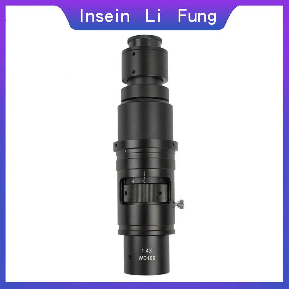 Фотоскоп с C образным креплением 10X 300X увеличительное стекло непрерывное