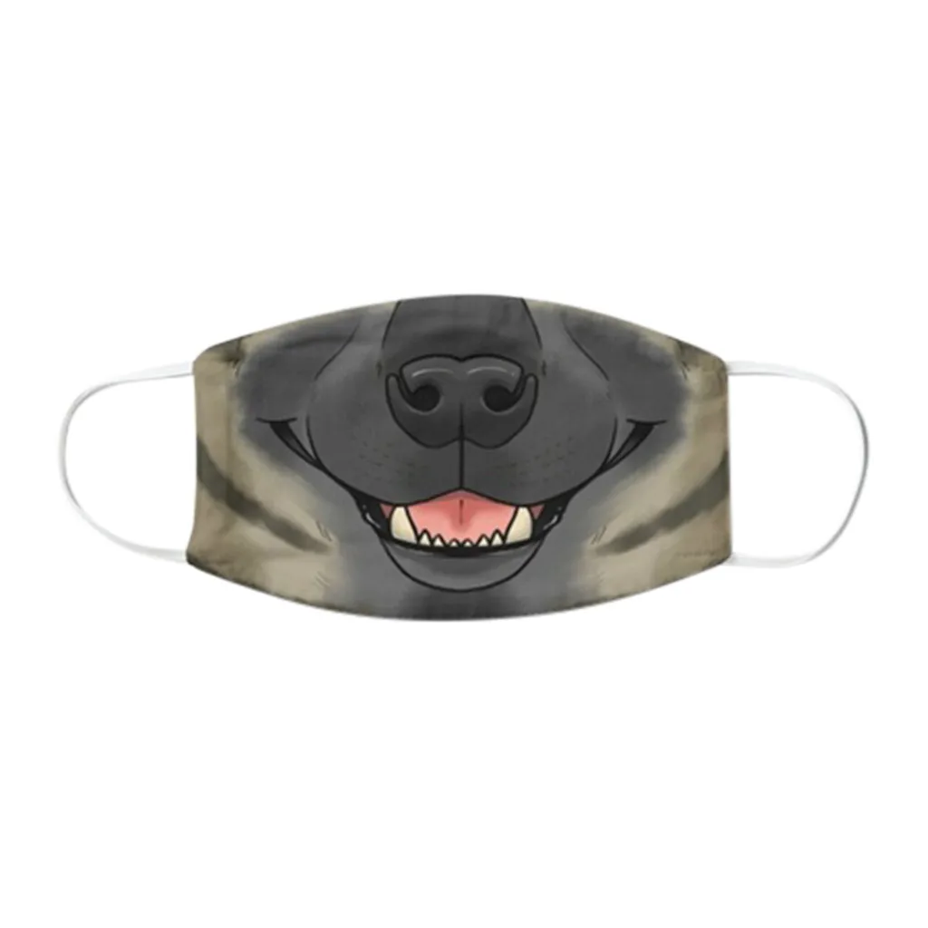 Рождество 1 шт. Детские хлопковые маски для рта улицы моющиеся многоразовые лица