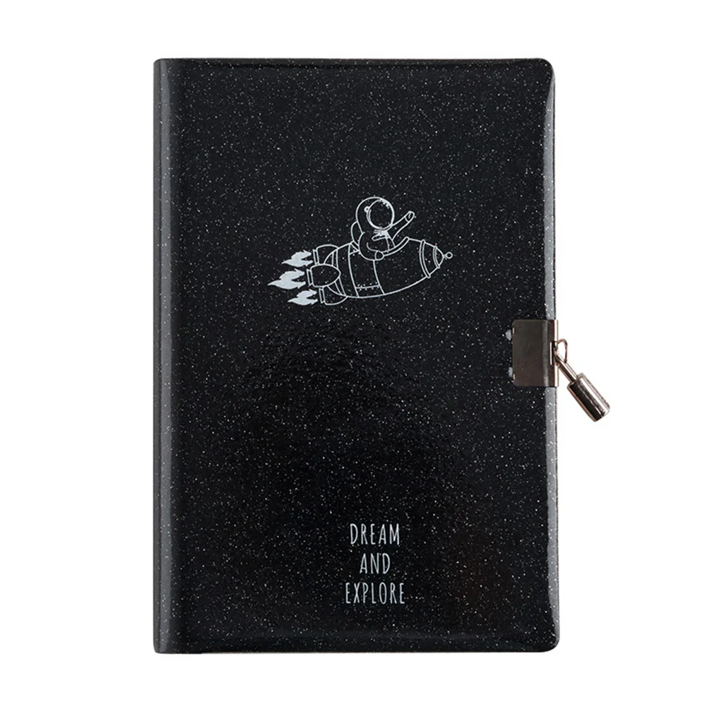 

A5 Students Agenda Planner PU Leather Gift Travel Journal Diary Notebook Stationery Chic With Lock Key Handcraft Back To School