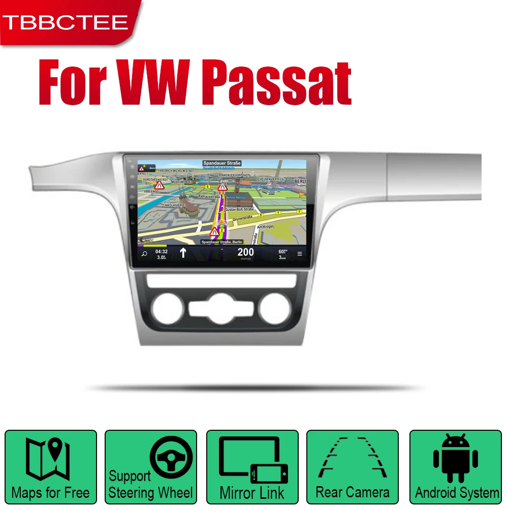 TBBCTEE Android Автомобильная Радио Стерео gps навигация для Volkswagen VW Passat 2013 ~ 2014 Bluetooth wifi 2din