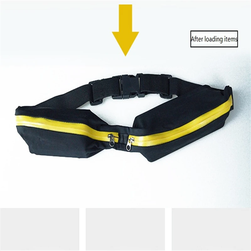 Противоугонный портативный пояс с двойным карманом эластичный мешок большой