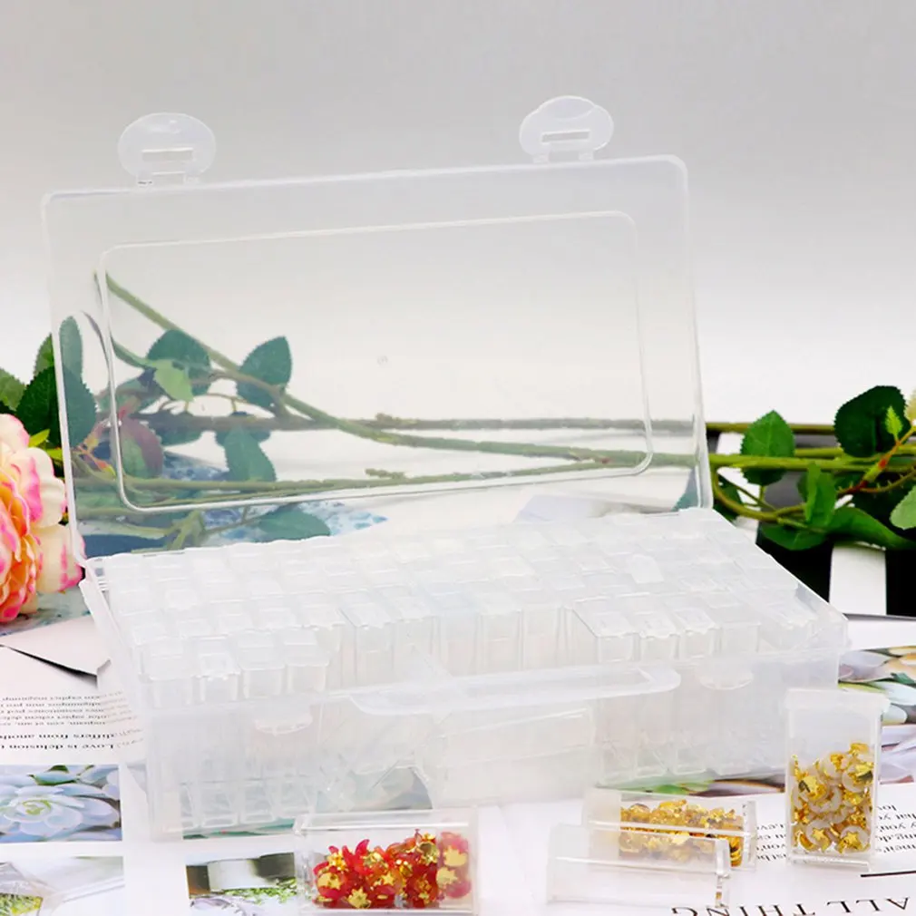 60 решеток чехол для хранения алмазной живописи коробка вышивки пластиковые