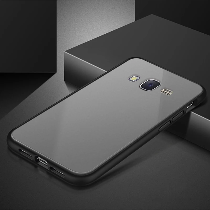 Чехол для Samsung Galaxy J2 Prime CORE матовый прозрачный роскошный ударопрочный акриловый