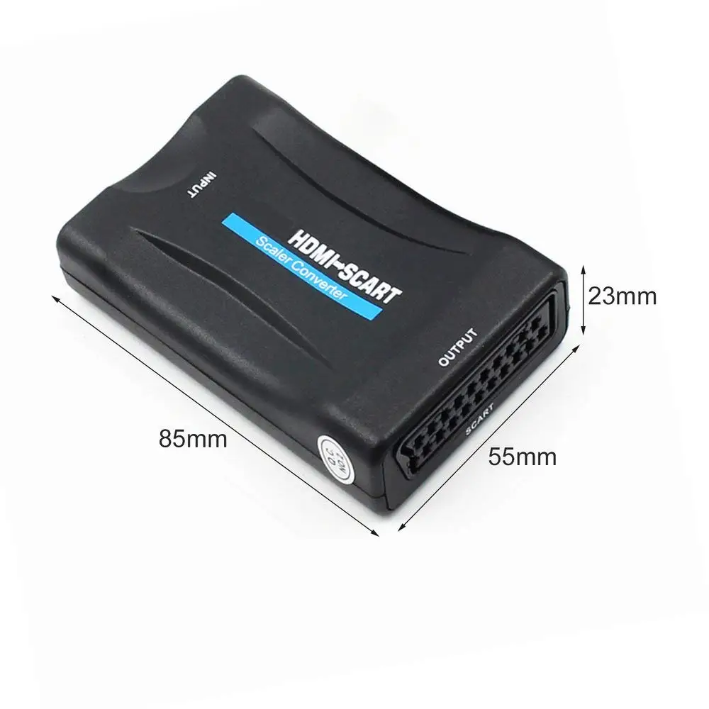 HDMI-совместимый конвертер SCART HD приемник ТВ DVD аудио