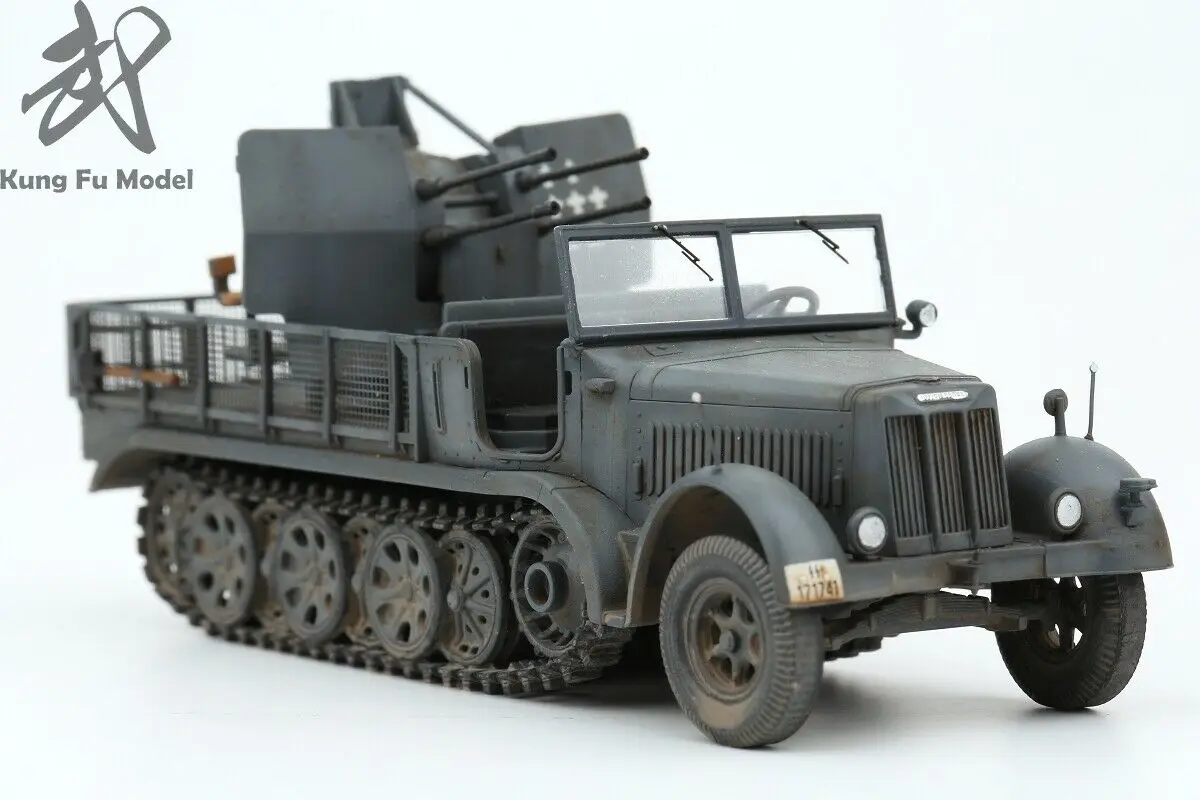 

Simplest 72011 Built 1/72 German Sd Kfz 7/1 w20mm FLAK37 Built Model