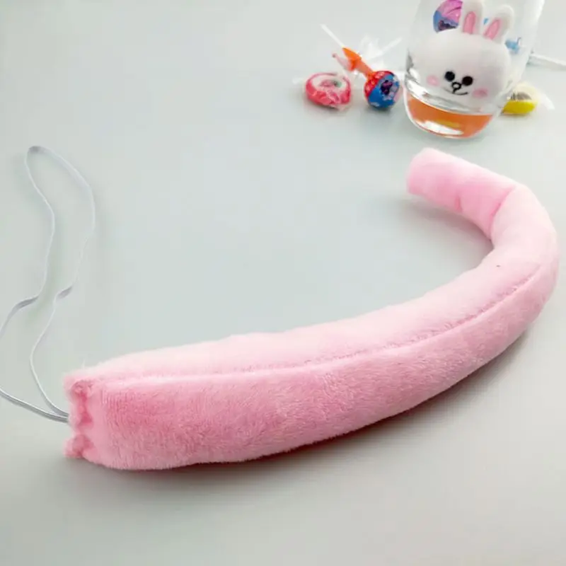 Супер Мягкая повязка на голову с ушками свиньи хвостик носа Хэллоуин головной