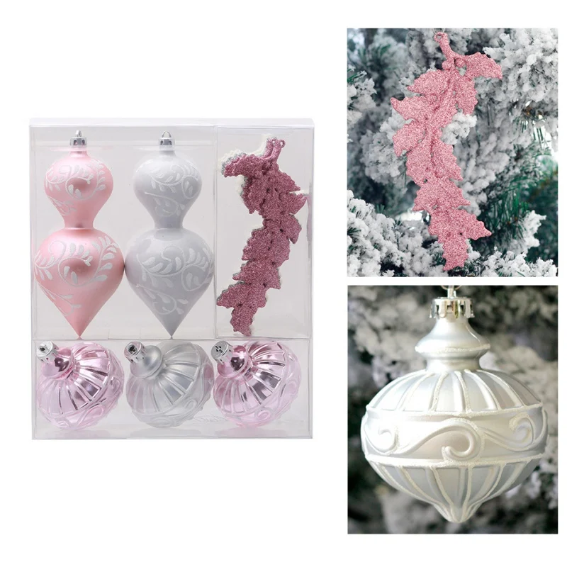 Украшения для рождественской елки амулет с мячами в форме подвесного комплекта