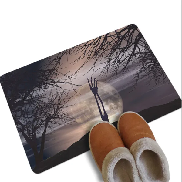 Новинка коврик для кухонной двери Хэллоуина спальни коврики домашний декор