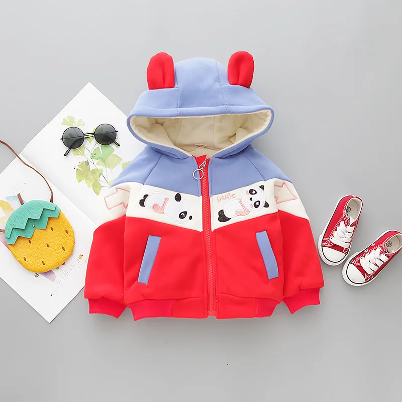 Розничная! детский зимний костюм для 1-4 лет, зимний кашемировый плотный теплый костюм с Микки Маусом для маленьких девочек и мальчиков, одежда для маленьких девочек