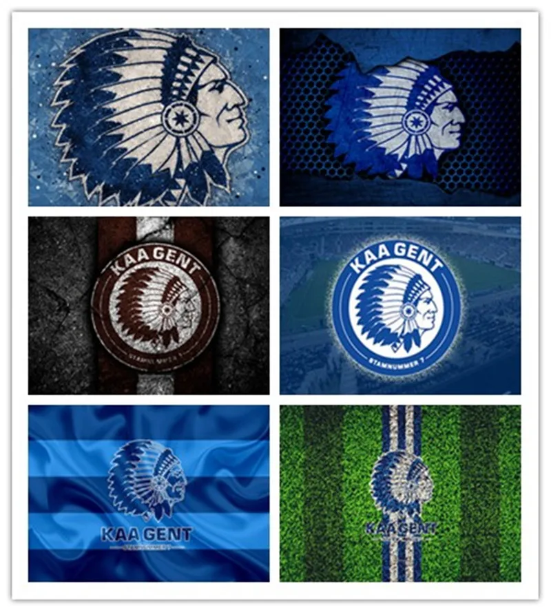 5D сделай сам бельгийский футбольный клуб лого джента алмазная живопись полная