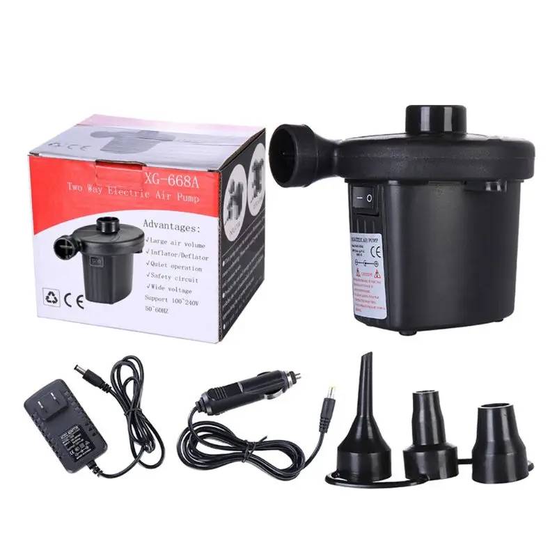 

12V DC Air Pump for Electric Intex Inflatable Air Mattress Bed Boat Couch Pool Small Household Air Pump