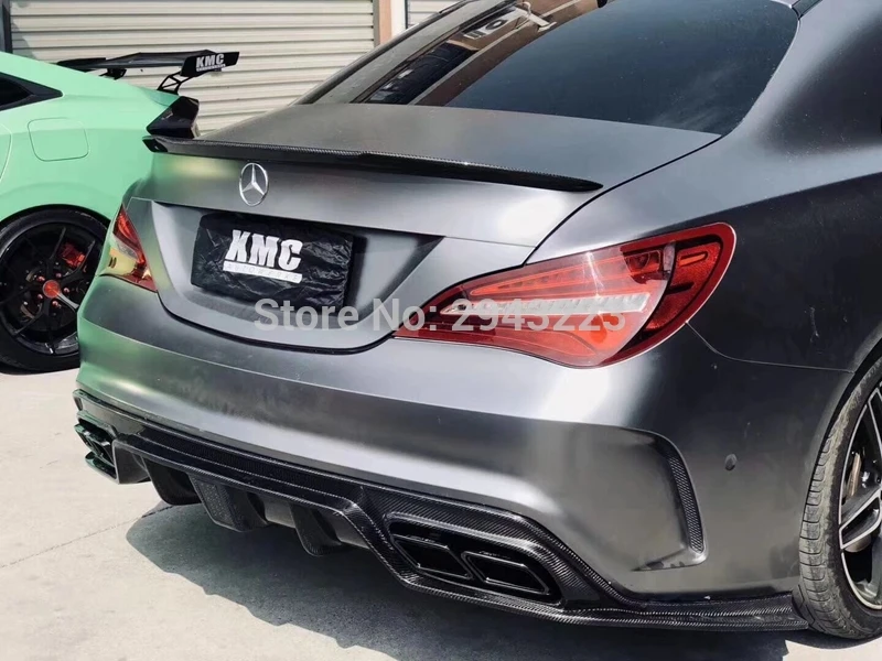 Спойлер для Benz CLA CLA45 W117 C117 cla 200 250 260 AMG 2013-2017 FD стиль углеродное волокно задний