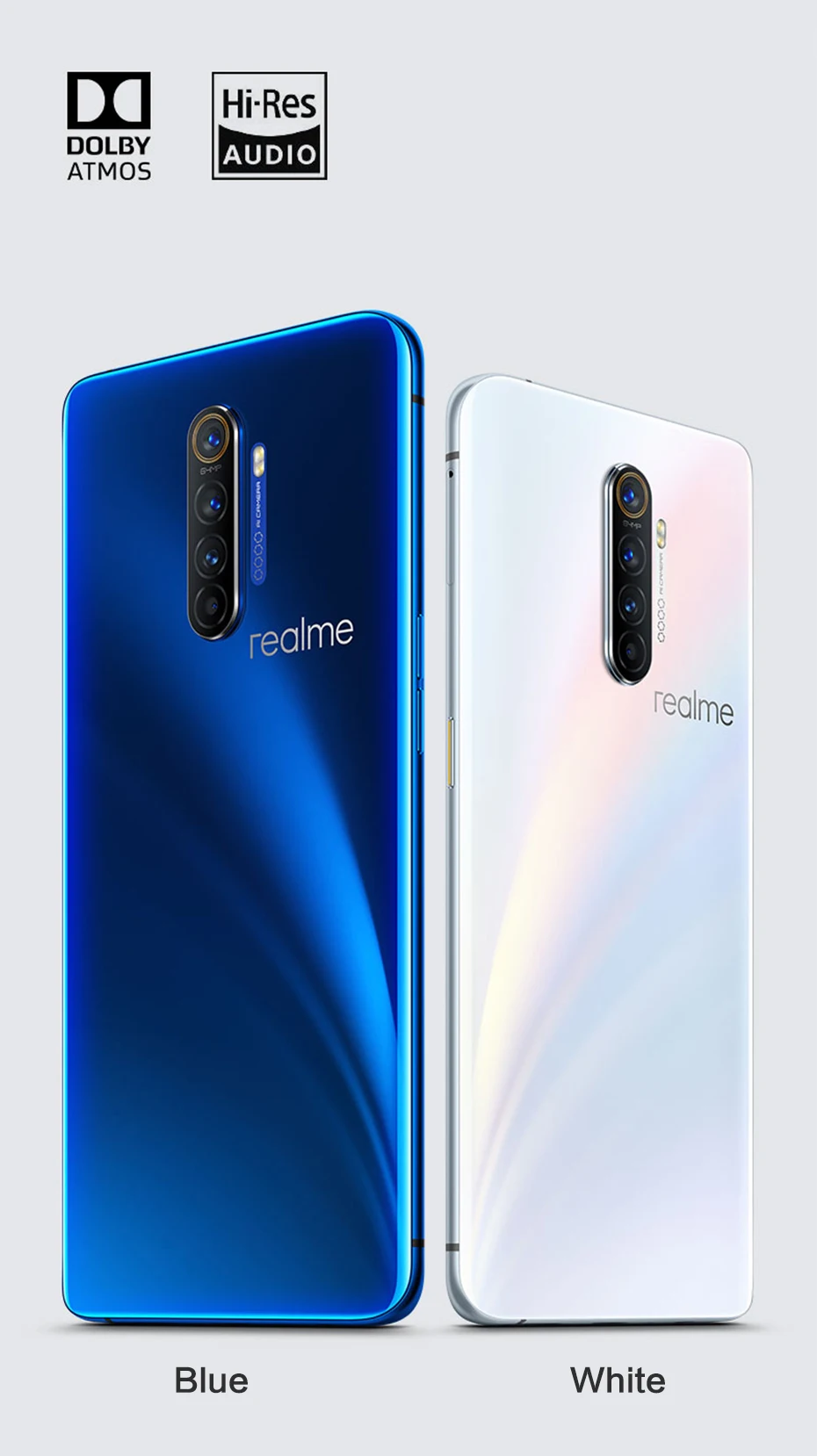Realme X2 Pro X 2 6 Гб 64 Гб Snapdragon 855 Plus флагманский мобильный телефон 6,5 дюймов 64MP Quad камера OPPO мобильный телефон NFC 50 Вт Зарядное устройство