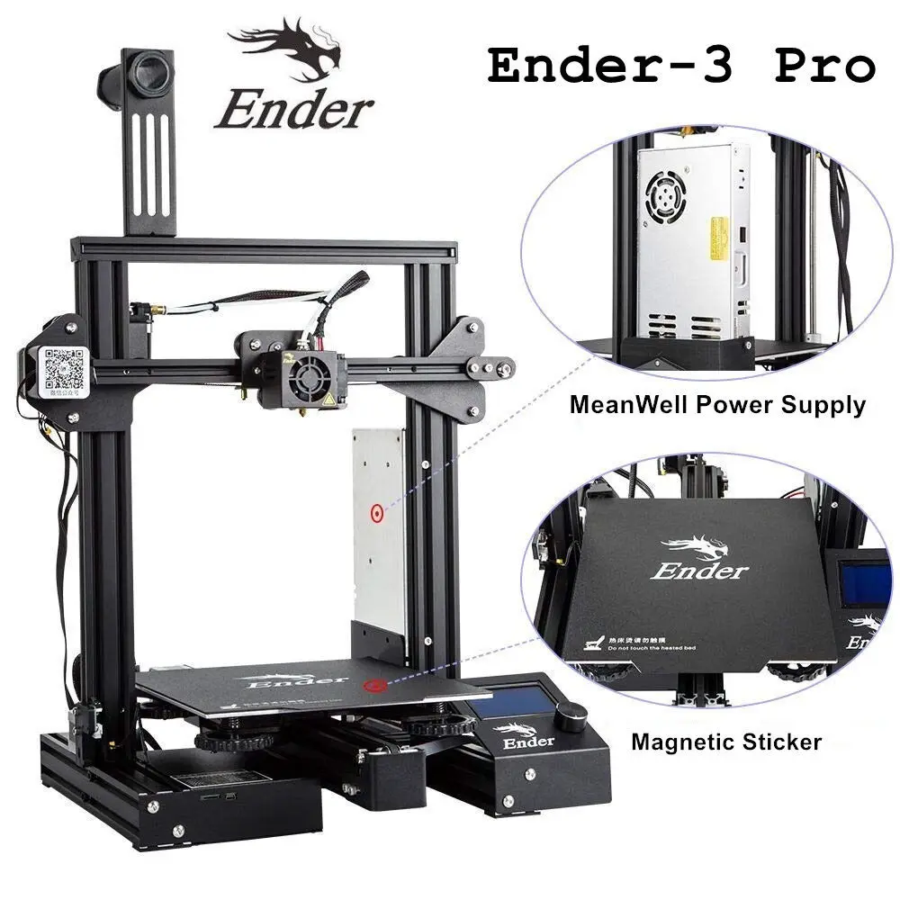 Preise Ender-3/ Ender-3 PRO DiY 3D Drucker Kit FDM Technologie MK10 Extruder 220x220x250mm Größe 3D Fortsetzung Drucker Off-line Druck