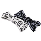 Плоские шнурки для кроссовок Weiou с принтом вафель, бежевые шнурки для кроссовок с двусторонним шелковым принтом, шнурок для капюшона