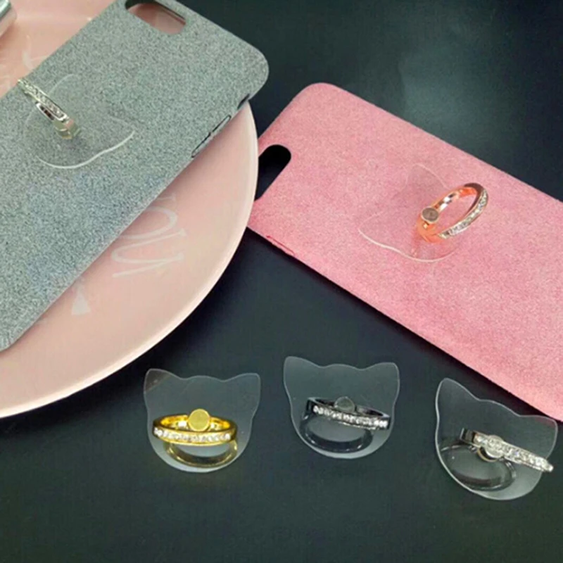 Держатель для смартфона прозрачный кронштейн Новые прозрачные кольца бабочки