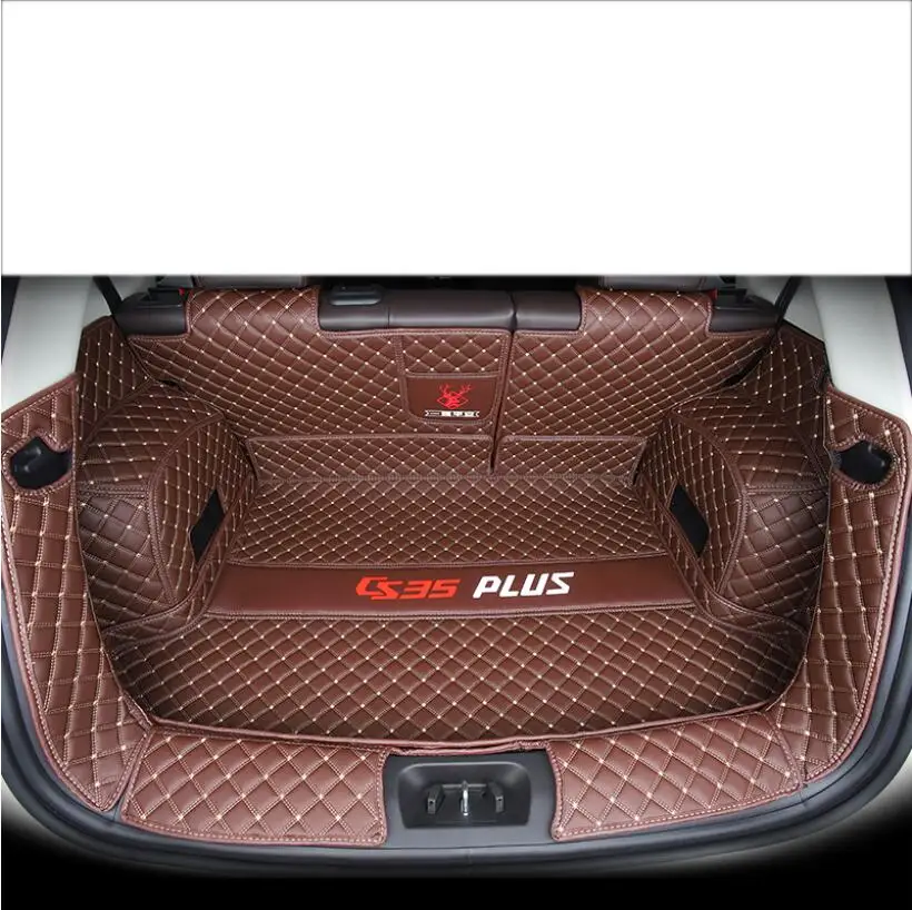 Коврик для багажника changan cs35 plus переносной волокнистый кожаный коврик 2017 2018 2019 2020