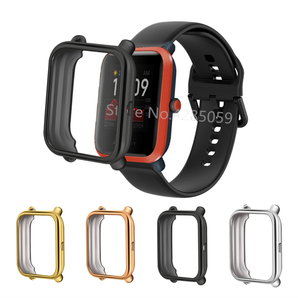 Защитный чехол с покрытием для Huami Amazfit Bip / Lite защитный из ТПУ часов Xiaomi BIP защитная