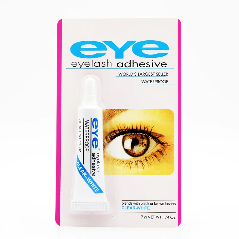 Eyelash Glue Clear-white/Dark-black Waterproof Eye Lash Glues False Eyelashes Holder Makeup Adhesive Cosmetic Tools | Красота и