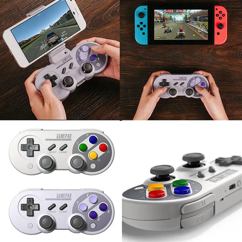 Геймпад Kuulee 8Bitdo SN30 Pro SF30 для Nintendo Switch Android MacOS паровой джойстик беспроводной