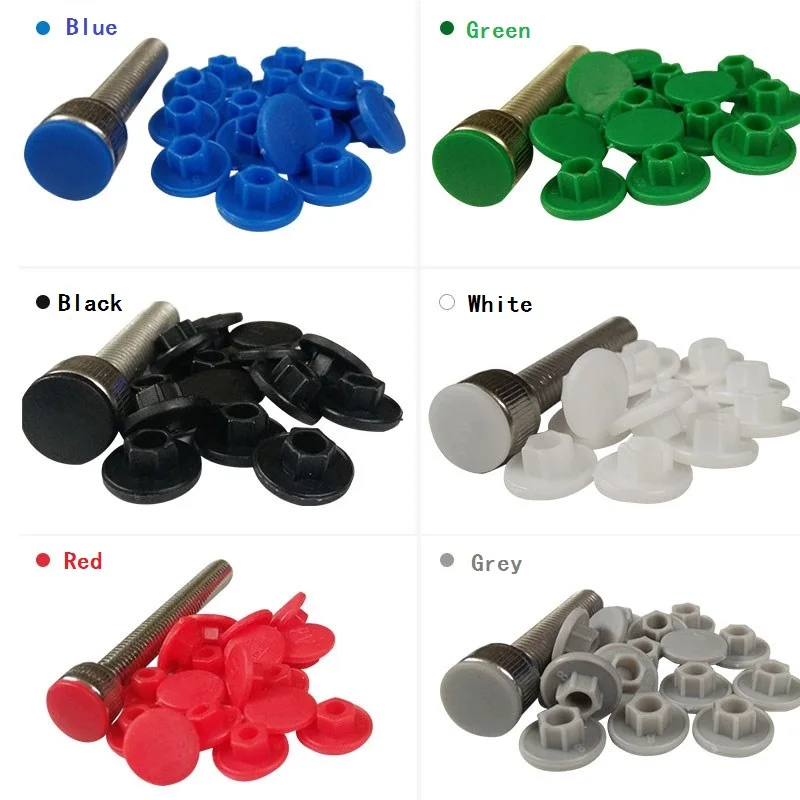 50 шт. 6 цветов шестигранный болт с шестигранной головкой защитная крышка