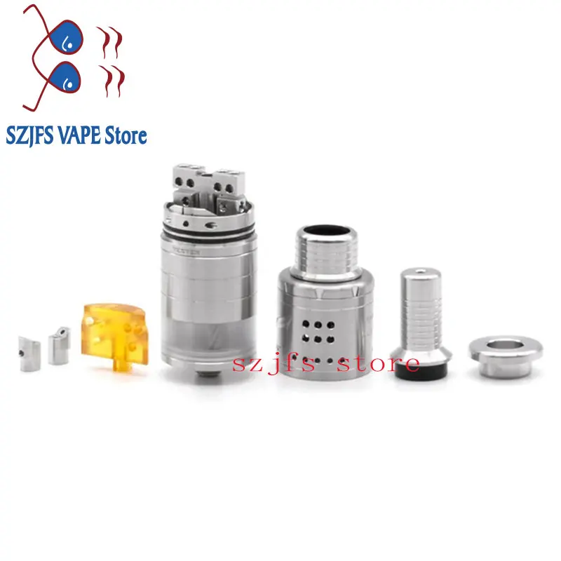 VG Extreme V2 23mm RTDA 316ss 6.5ml mtl 316 Stainless Steel Electronic cigarette atomizer vs Bellcap Top filling | Электроника