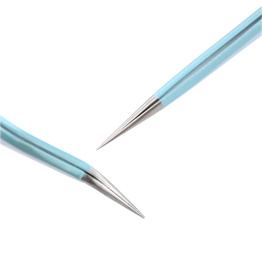 

5D Diamond Painting Tools Accessories Tweezers Fast Pasted Rhinestone Tweezers Stainless Diamond Mosaic Tweezers(Straight/elbow)