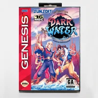 pirates of dark water 16bit md game card for sega mega drive genesis with retail box