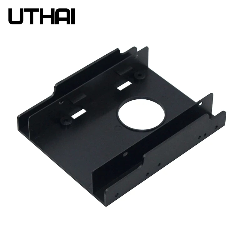 UTHAI G19  Double Layer 2.5 Inch to 3.5 Inch Bracket Plastic Hard Disk Holder Laptop Mechanical SSD Solid State Adapter