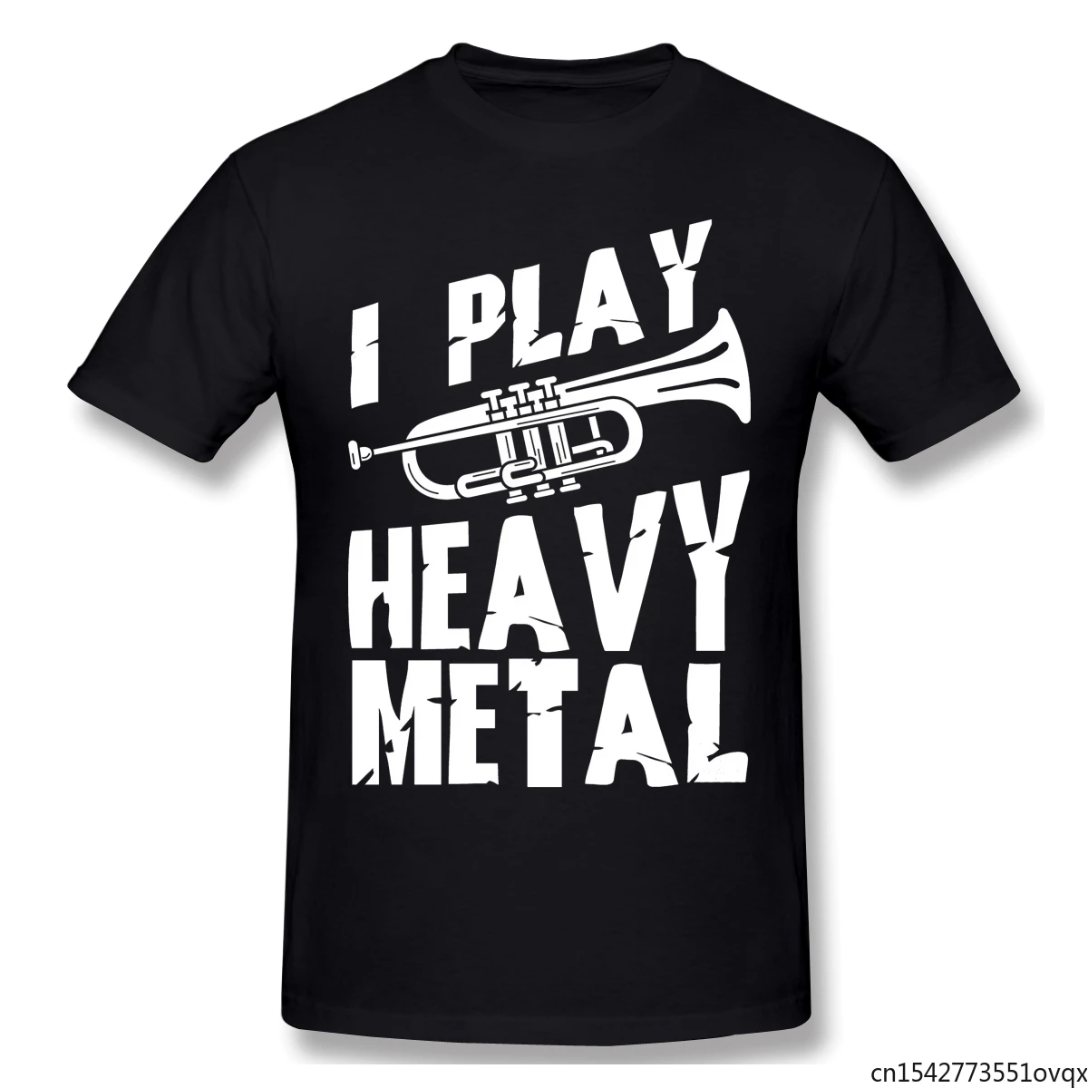 

I Play Heavy Metal Trumpet Player Wind Instruments Musician Gift Tshirt Man T Shirt Woman Stretch & Spandex Casual Short Tees