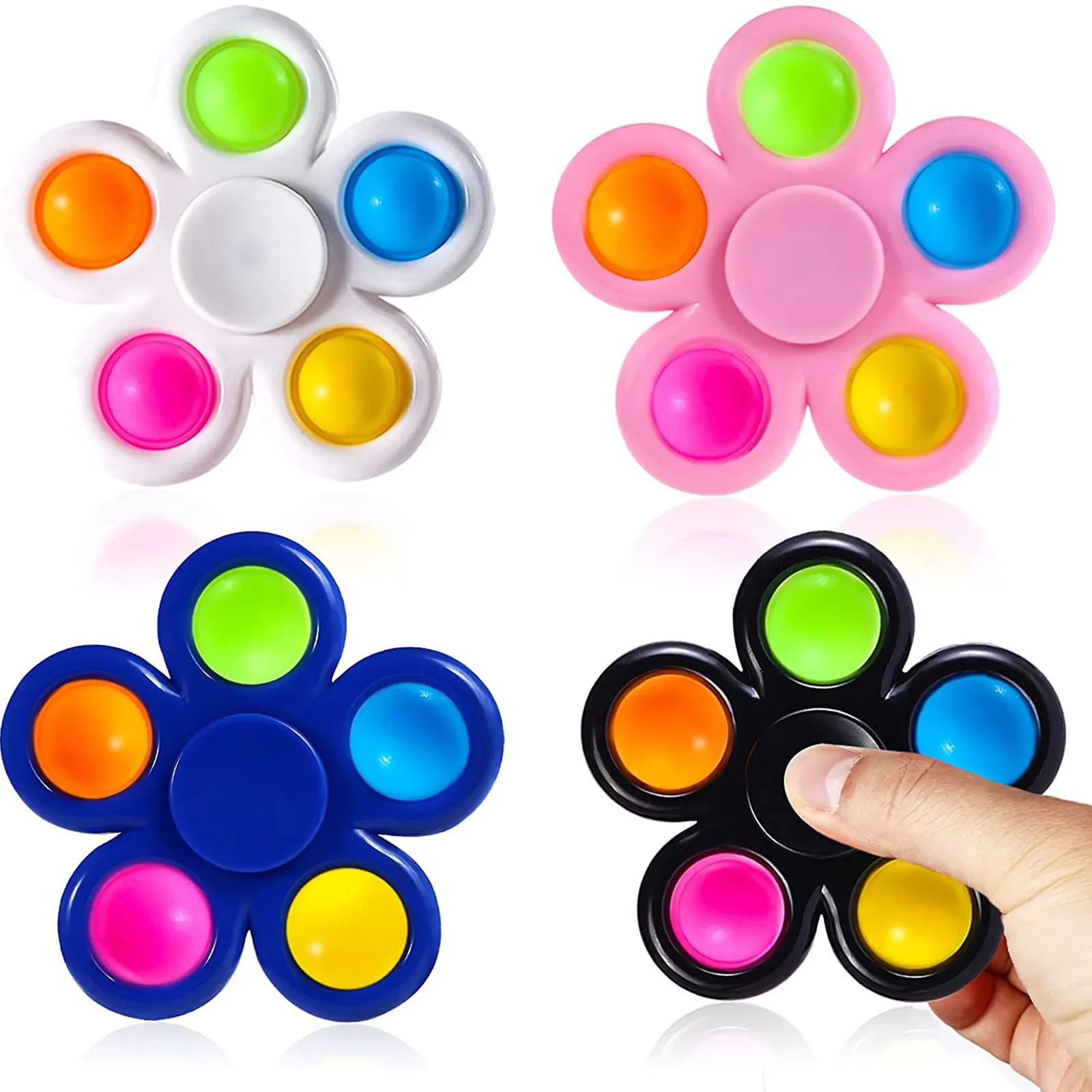

Simpl Dimmer Push Bubble Toy Fidget Toy Stress Relief Anxiety Handheld Fidget Toys Squeezed Stress For Kids And Adult Antistress