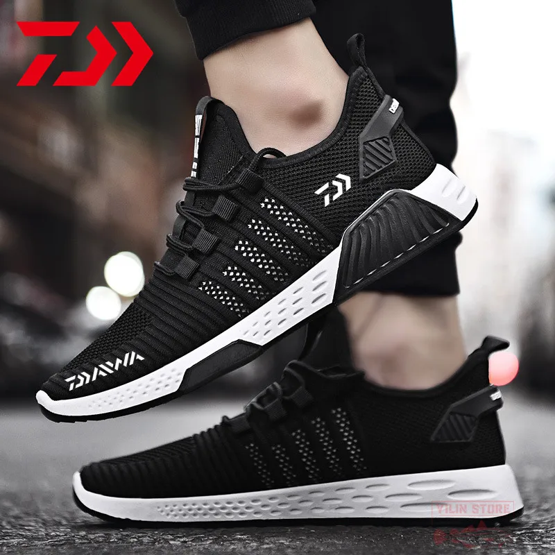 

2021New Daiwa Fashion Breathable Mesh Men's Mountaineering Fishing Shoes Comfortable Outdoor Leisure Hiking Sports Camping Shoes
