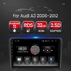 Автомагнитола на Android 11, автомобильный радиоплеер 2.5D HD для Audi A3 8P 2003-2012 S3 2006-2012 SWC, автомобильный мультимедийный GPS RDS FMAM, навигация NO 2 Din
