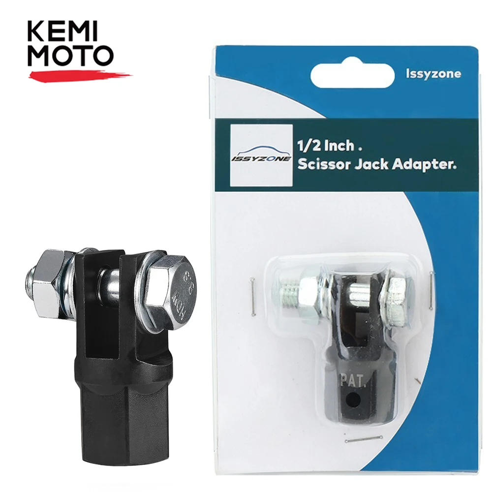 

Scissor Jack Adapter For Use With 1/2 Inch Drive Impact Wrench or 13/16 Inch Lug Wrench