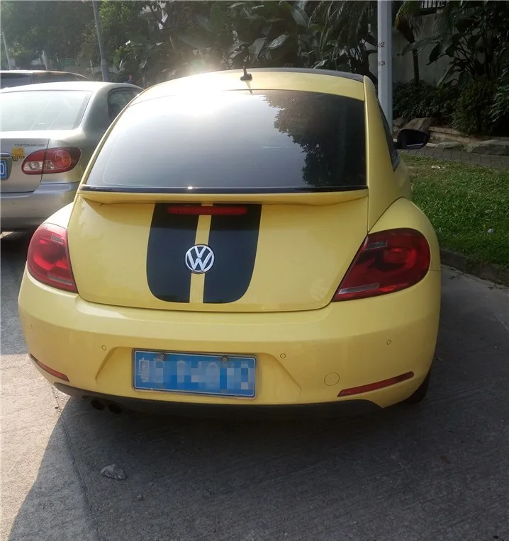 For Volkswagen Beetle Spoiler Sport 2013 2014 2015 2016 2017 2018 ABS Material Car Rear Wing Primer Color Trunk | Автомобили и