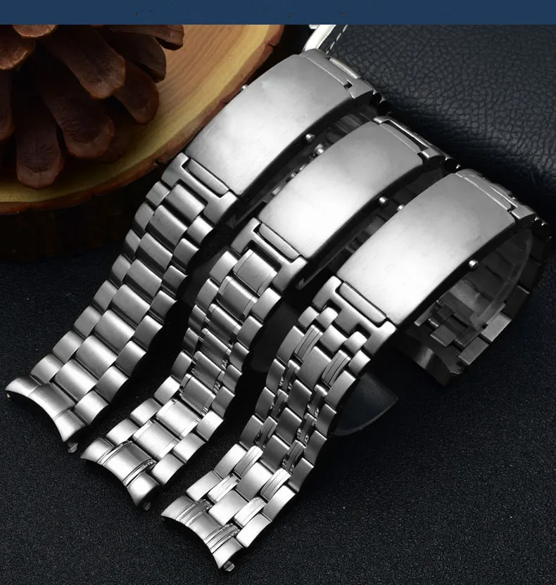 Ремешок для часов из нержавеющей стали 20 мм 22 сменный Браслет omega 007 Seamaster
