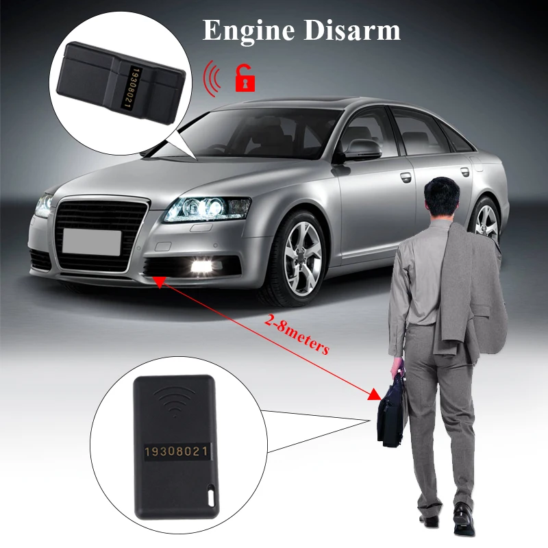

FISHBERG 2.4 G Car Immobilizer System Car Universal Put Remote In Pocket Lock Unlock Engine Intelligent Anti-Hijacking Circuit
