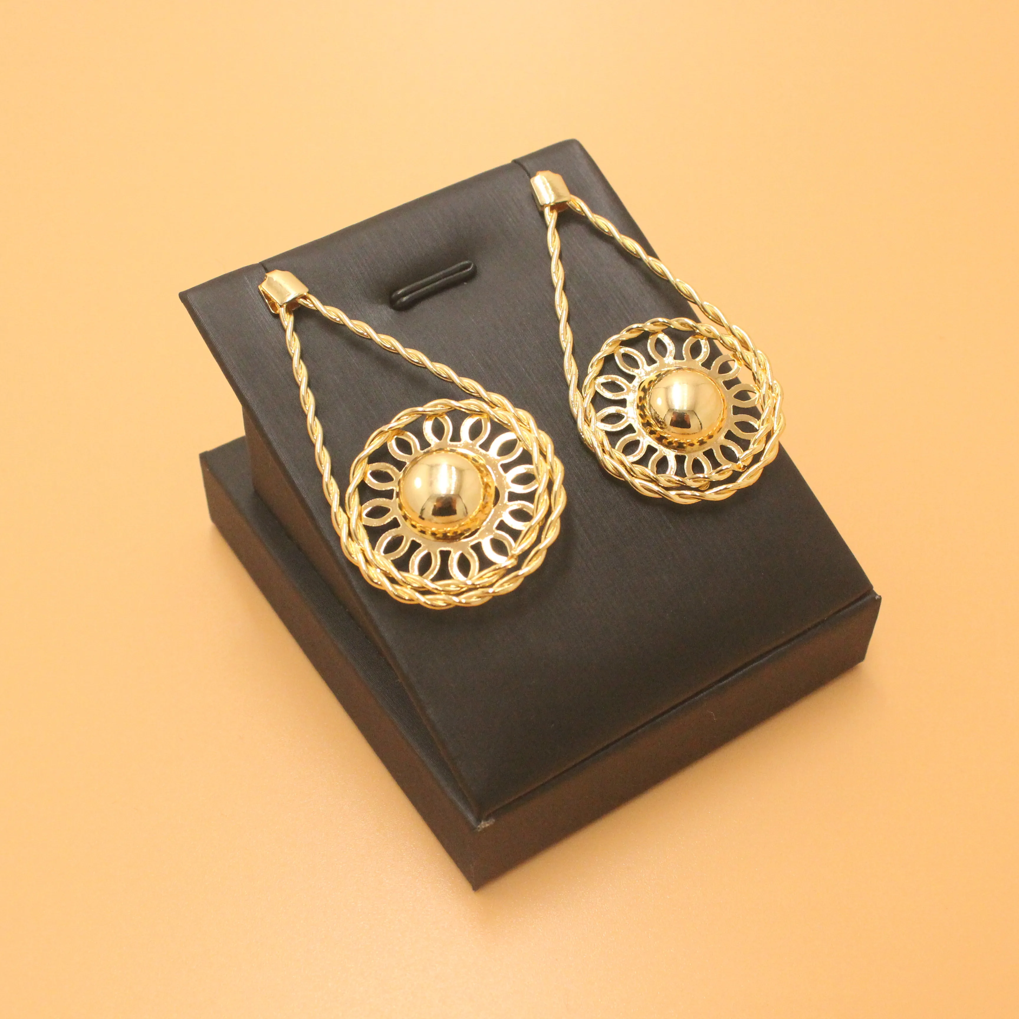 

SUNNICE Round Hollow Earrings Big Drop Jewelry Proposal Gift For Women In Africa High Quality Bohemian Style Fashion Accessorie