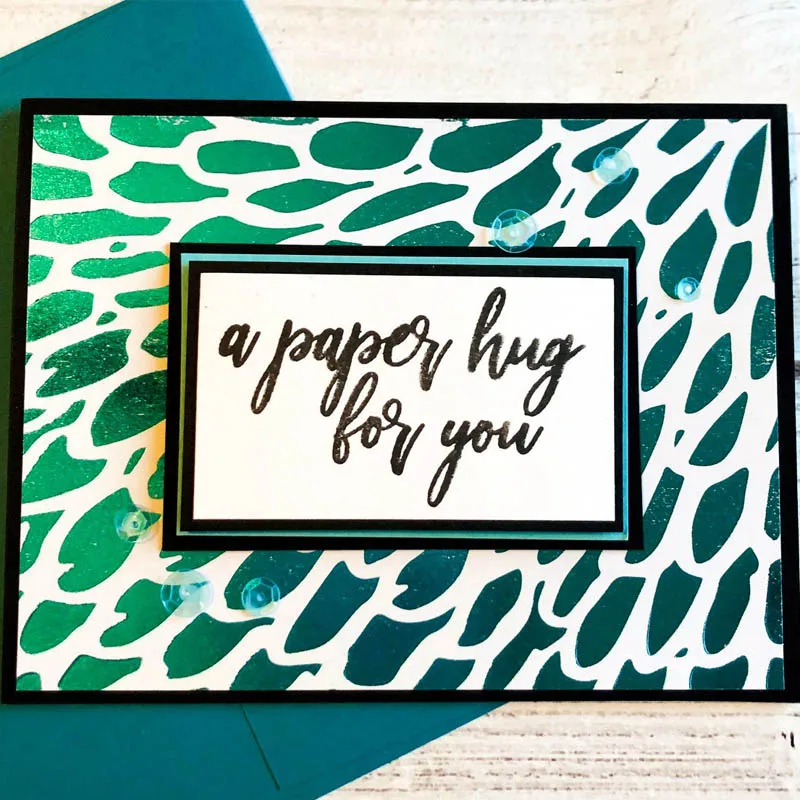 Перья накладка горячей Фольга пластина для DIY Скрапбукинг эмбоссинга Рукоделие