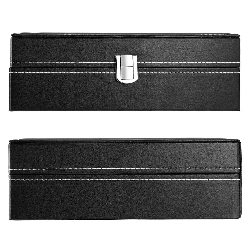 

10 Grids Wristwatch Box Holder PU Leather Watch Box Watches Display Case Rectangle Jewelry Storage Boxes High Quality BMF88