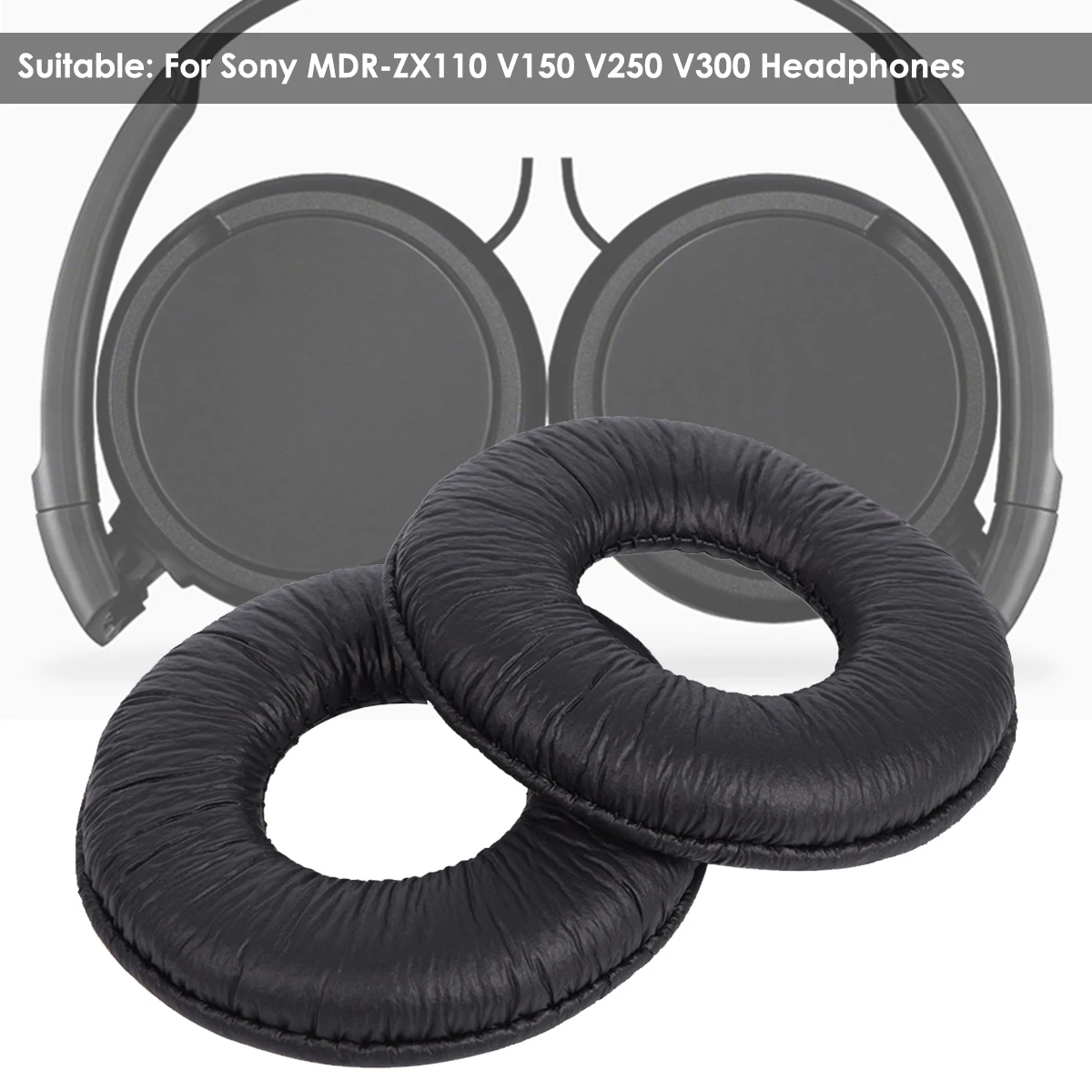 2 шт. дышащие амбушюры из пеноматериала для наушников сменные гарнитуры Sony MDR-ZX110