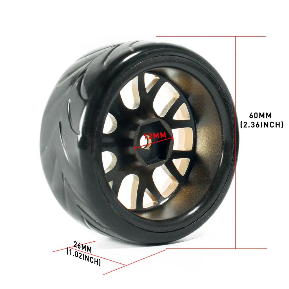 4 шт 110 rc шины для дрифта колеса с