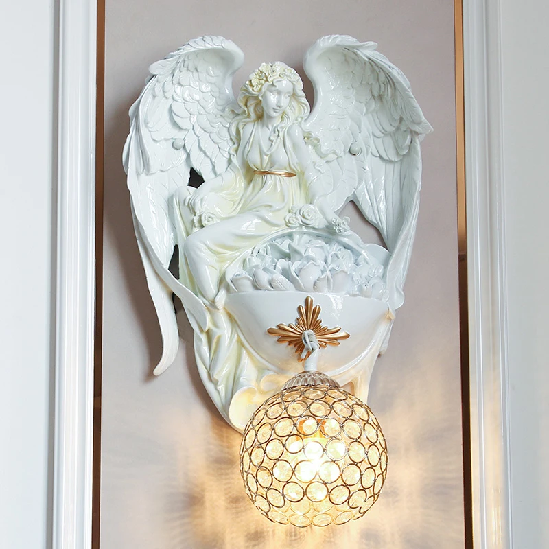 Фото Креативные Настенные светильники Angel Girl светодиодный бра настенный светильник
