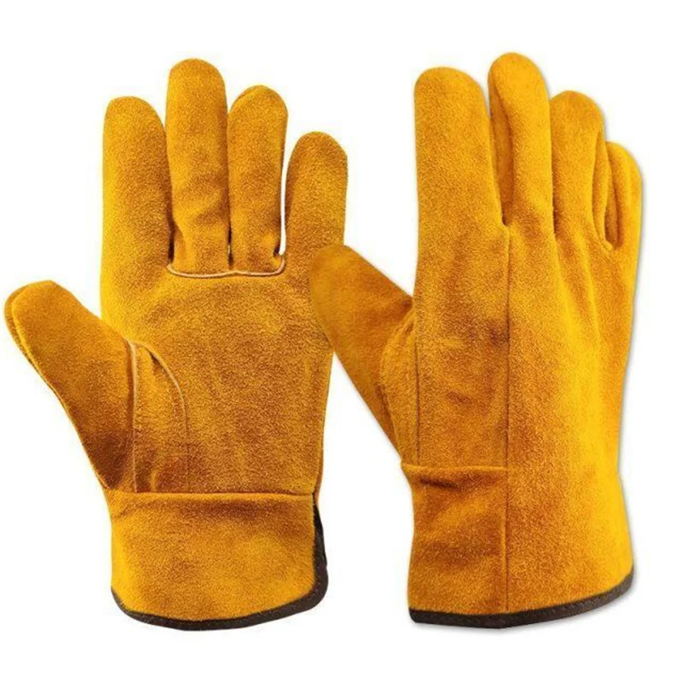 

Короткие перчатки для сварки из воловьей кожи, перчатки для сварочного аппарата, износостойкие защитные перчатки для работы, ручные инстру...
