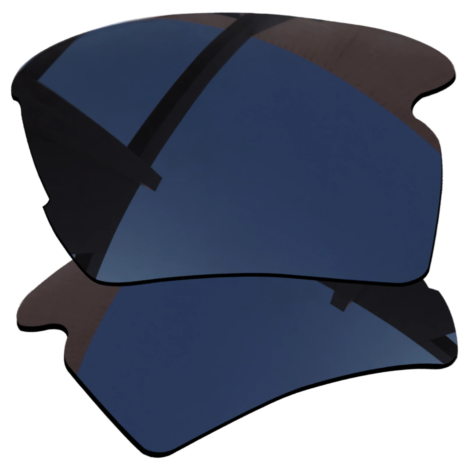 

Bsymbo Pitch Black Polarized Replacement Lenses for-Oakley Flak 2.0 OO9295 Frame