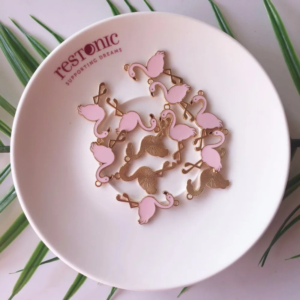 Подвеска в виде фламинго 10 шт.|accessories for|accessories for weddingaccessories accessories |