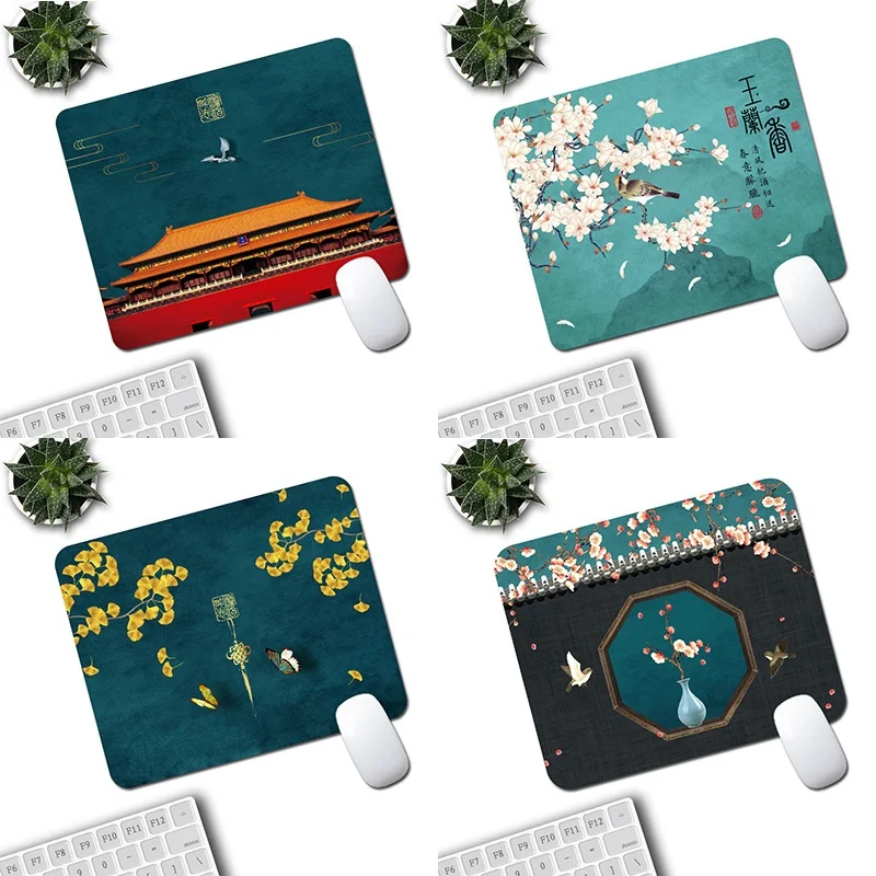 

Chinese Style National Tide Forbidden City Classical Culture Chinese Retro Small Number Desk Mouse Pad